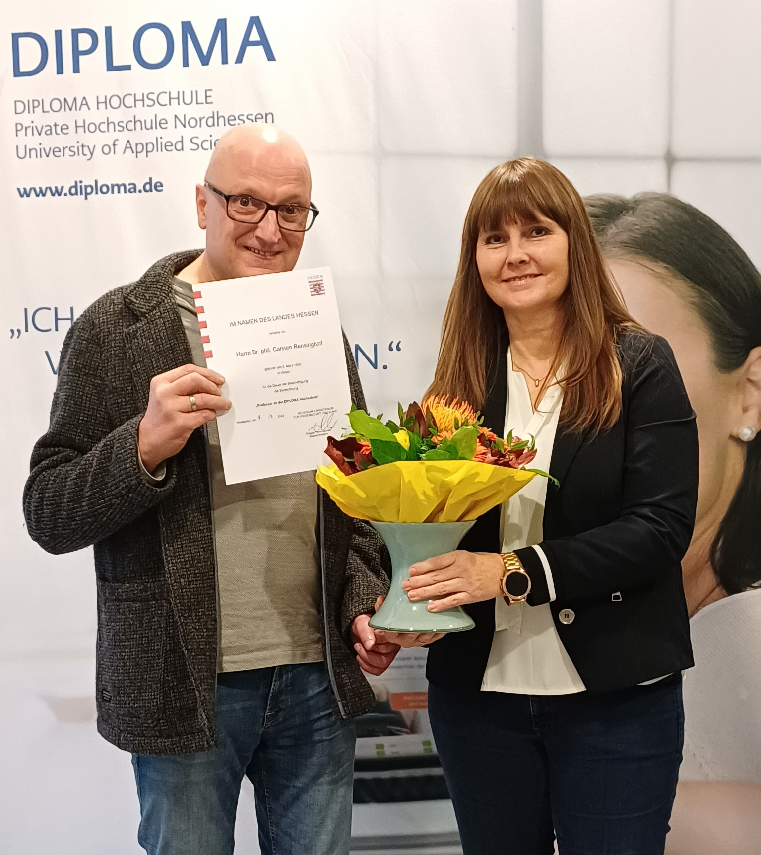 Willkommen an der DIPLOMA! Prof. Dr. Carsten Rensinghoff