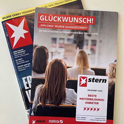 Glückwunsch an die DIPLOMA: Unser Weiterbildungsangebot gehört zu den besten!