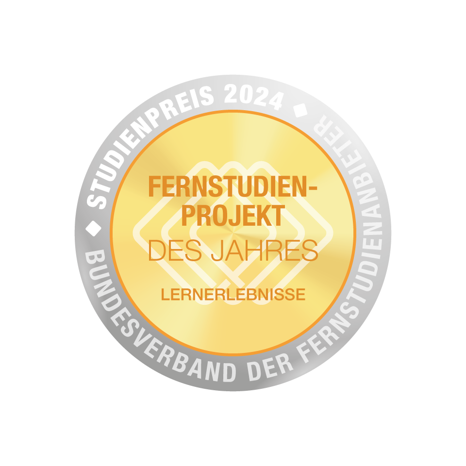 Der Studienbereich Design & Medien der DIPLOMA erhielt das goldenen Studienpreis-Siegel des Bundesverbands der Fernstudienanbieter e. V.