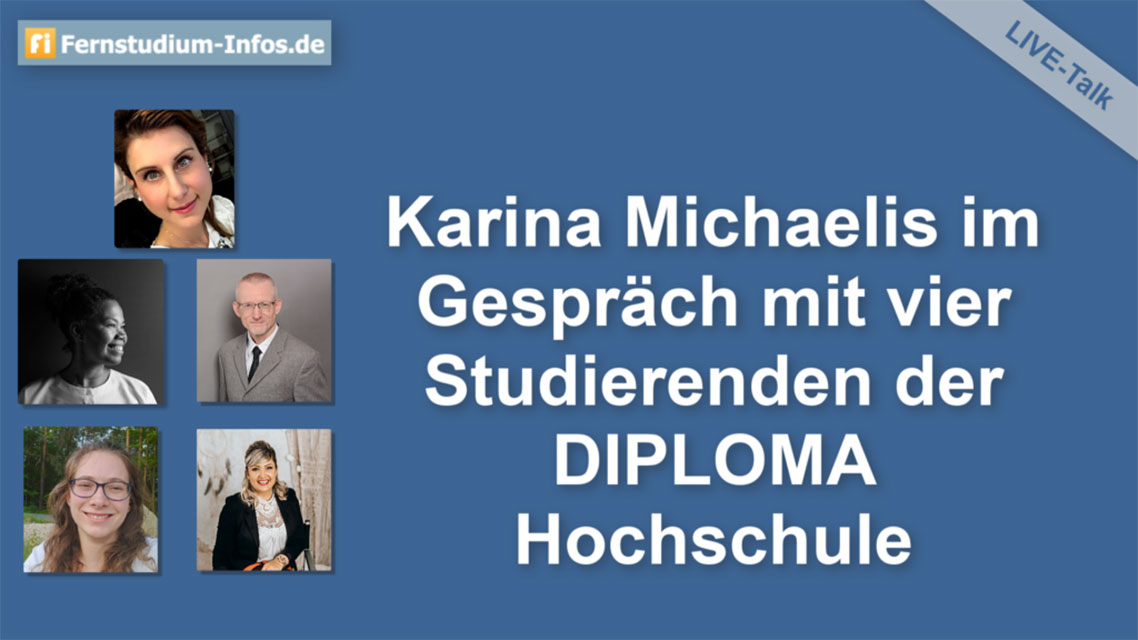 Spannende Runde: Der Live-Talk mit Karina Michaelis, Studienbereichsmanagerin Design & Medien an der DIPLOMA.
