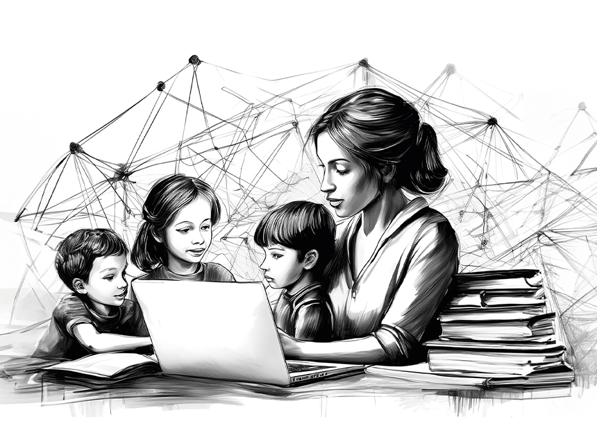Illustrationen: Lea Hofmann unter Einsatz von Adobe Firefly