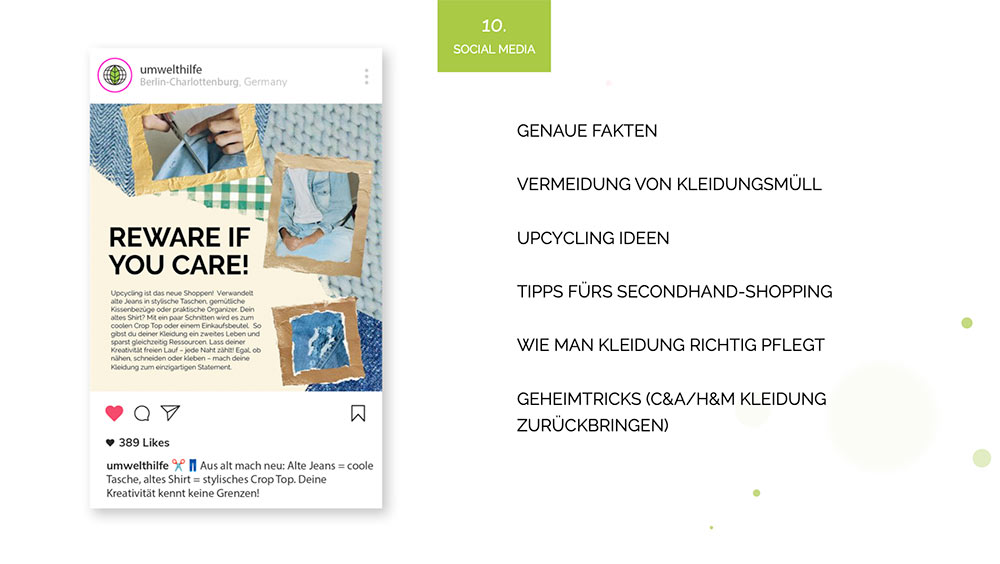 Viktoria, Laura und Saskia schlagen eine Upcycling-Challenge vor.