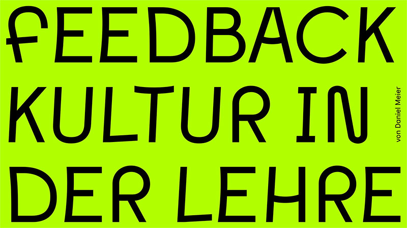 Daniel Meier hob die für ihn zentralen Aspekte der Feedbackmethodik in der Lehre hervor und betonte den Aufbau eines sicheren, praxisorientierten Lernumfelds.