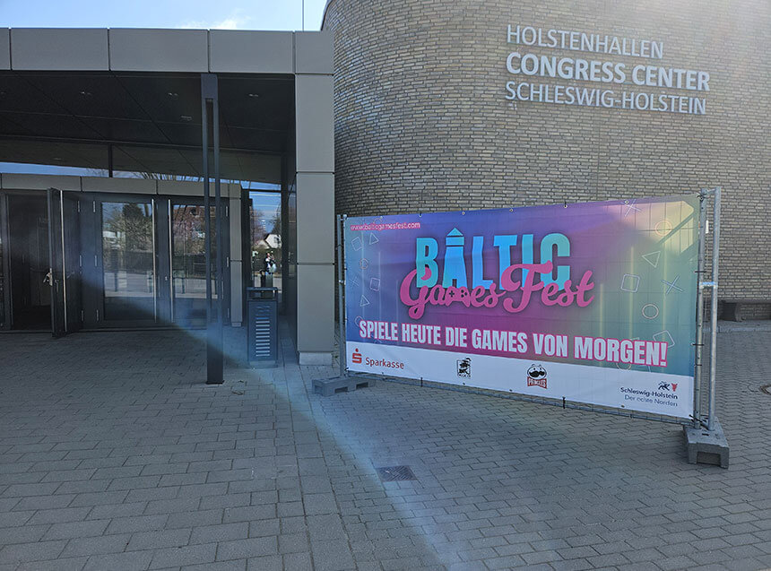 Das Baltic Games Festival 2025 in Neumünster.