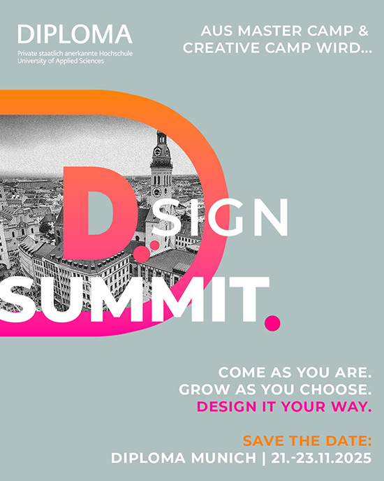 Der Fachbereich Gestaltung &amp; Medien lädt im November 2025 zu seinem neuen Kreativ-Event „D.SIGN Summit“ ein.