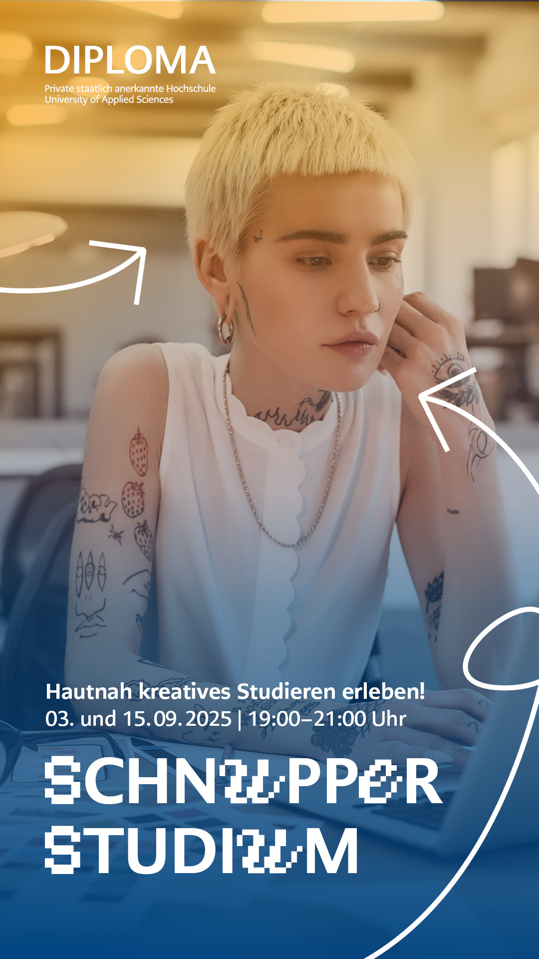 Schnupperstudium im Studienbereich Design & Medien | September 2025
