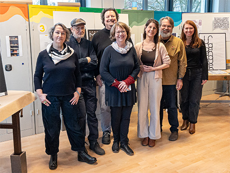 Ein Teil des Kollegiums im Studiengang Craft Design (B.A.).