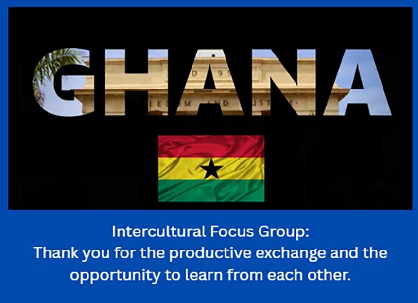 Der Austausch zwischen der DIPLOMA und der UHAS in Ghana findet sowohl vor Ort als auch online statt.