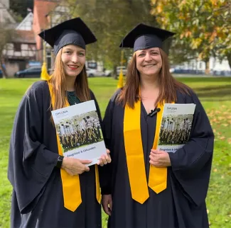 Absolventinnen Nicole Sander und Sandra Peißker (Testimonials)