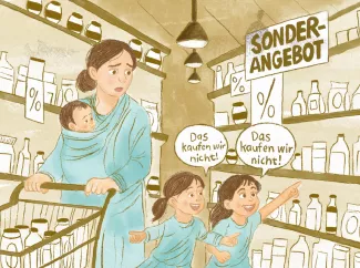 Sparen, Illustration ©Juliana Mestico