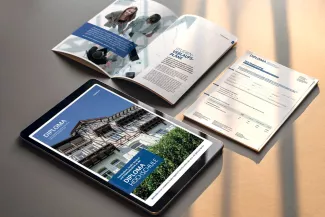 Info-Broschüren der DIPLOMA Hochschule