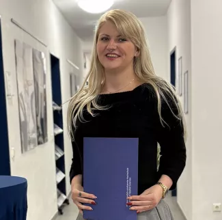 Absolventin Michaela Kling