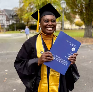 Absolventin Jeanette Ratz