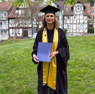 Absolventin Barbara Giese