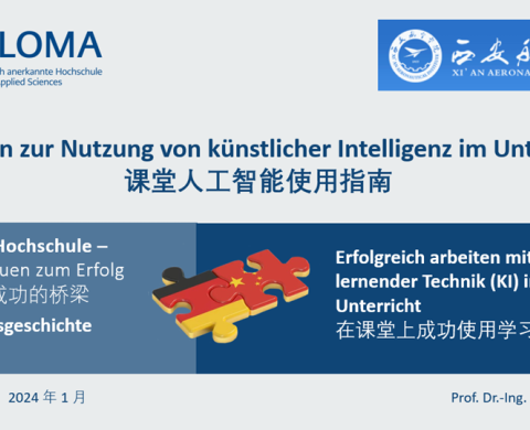 Leifaden zur Nutzung von künstlicher Intelligenz im Unterricht (Powerpoint-Folie)