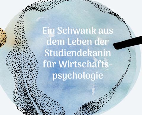 Zeichnung eines blauen Kreises mit schwarzen Punkten