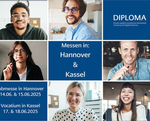 Messe-Ankündigung Jobmesse in Hannover und vocatium in Kassel
