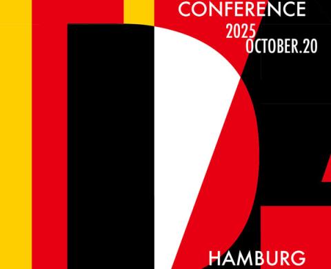 Grafisches Key Visual der C-IDEA Conference 2025, 20. Oktober, Hamburg, Germany.