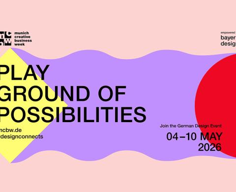 Plakat zur munich creative business week (mcbw) 2026 